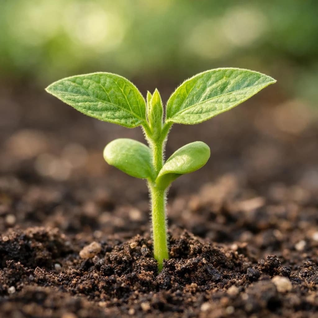 Edamame seedling