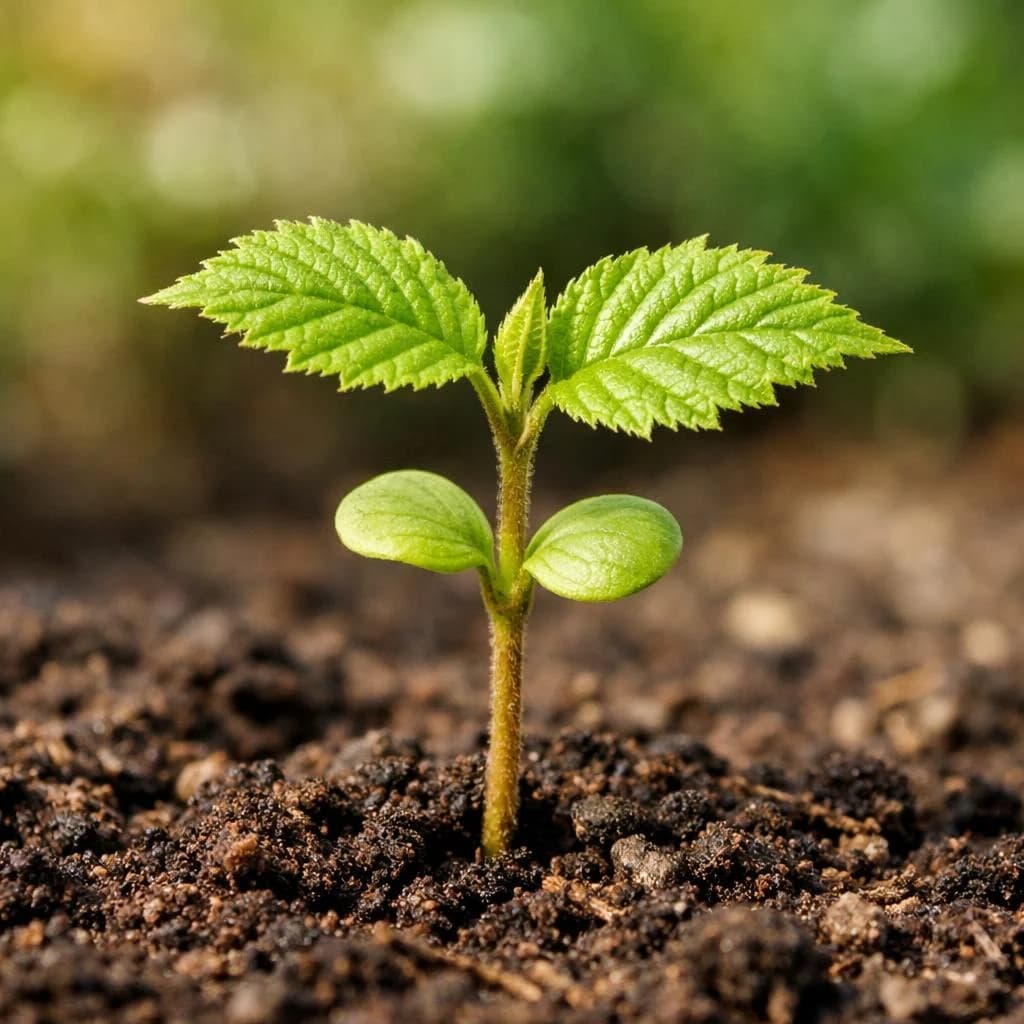 Hazelnut seedling