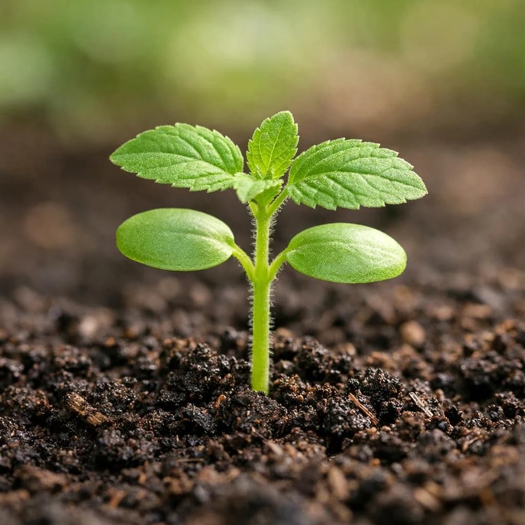 Holy Basil seedling