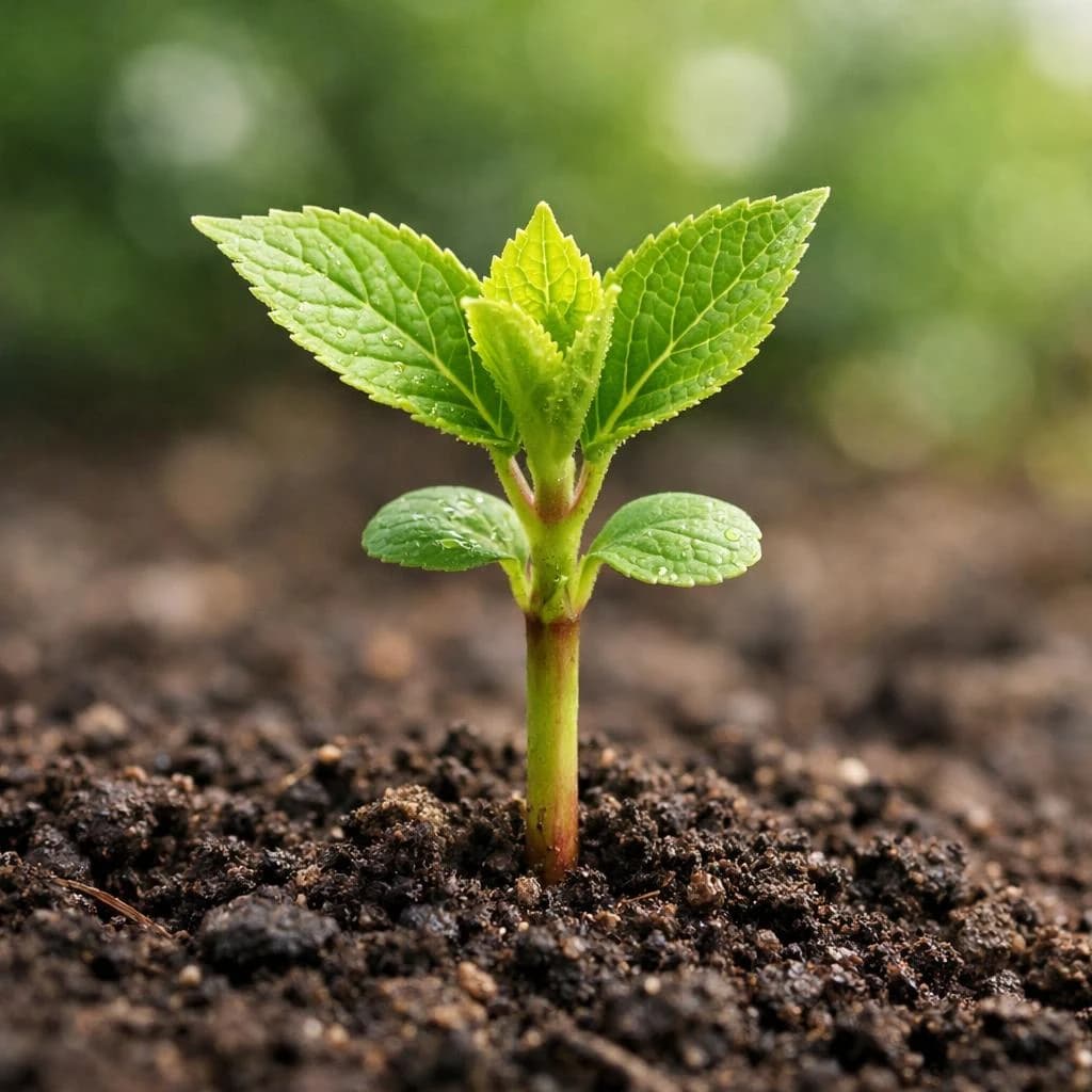 Hydrangea seedling