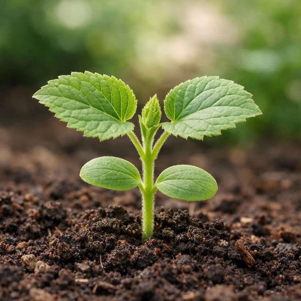 Lavatera seedling