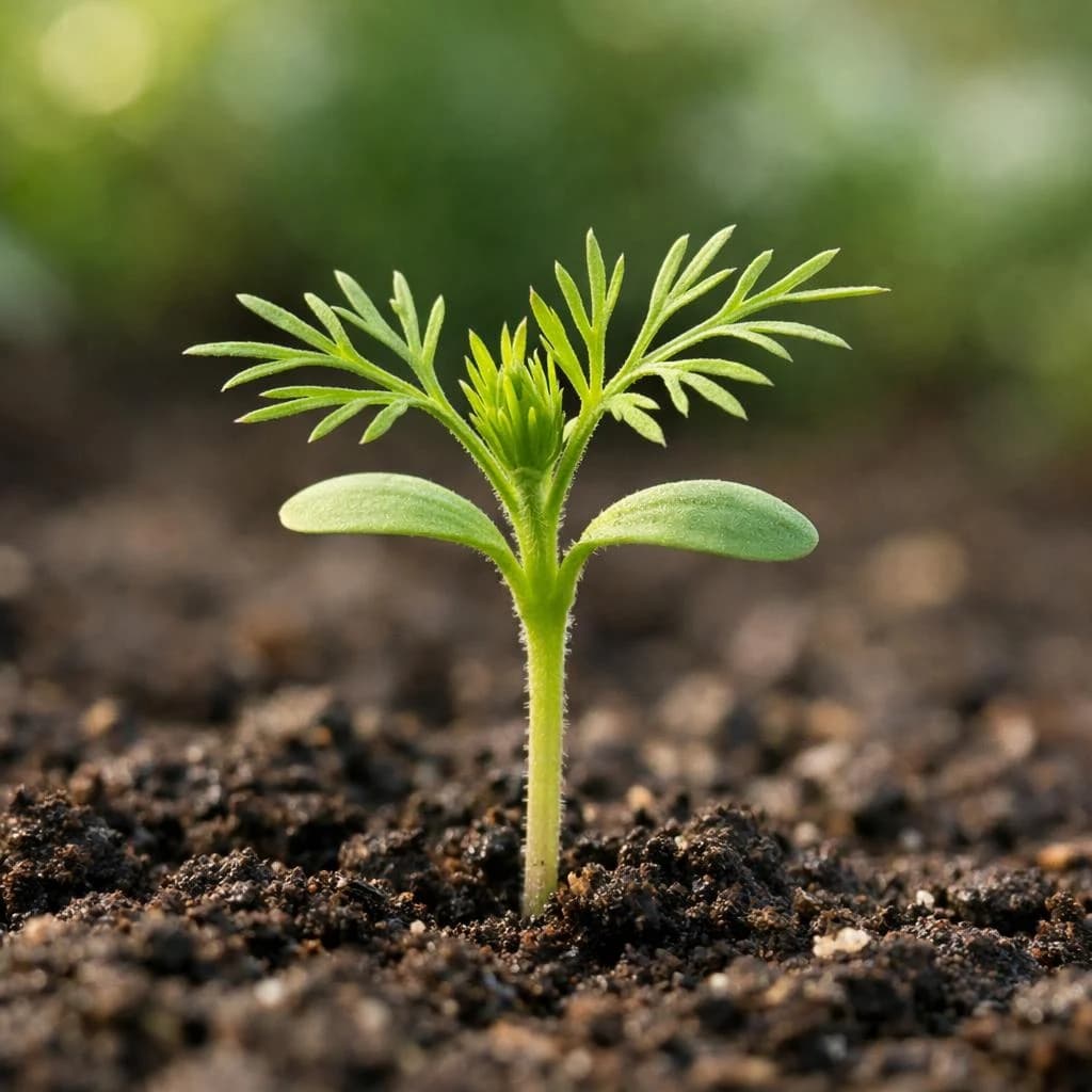 Nigella seedling