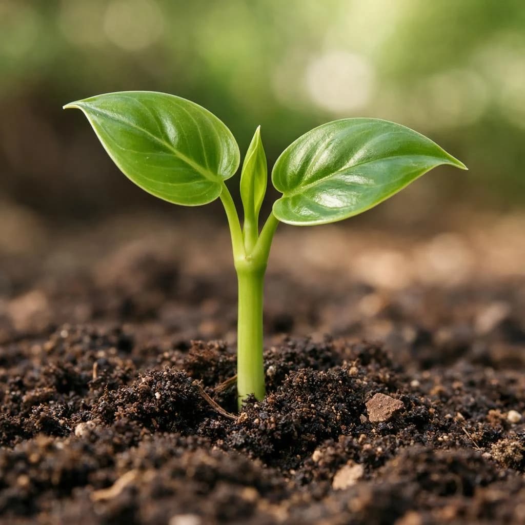 Philodendron seedling