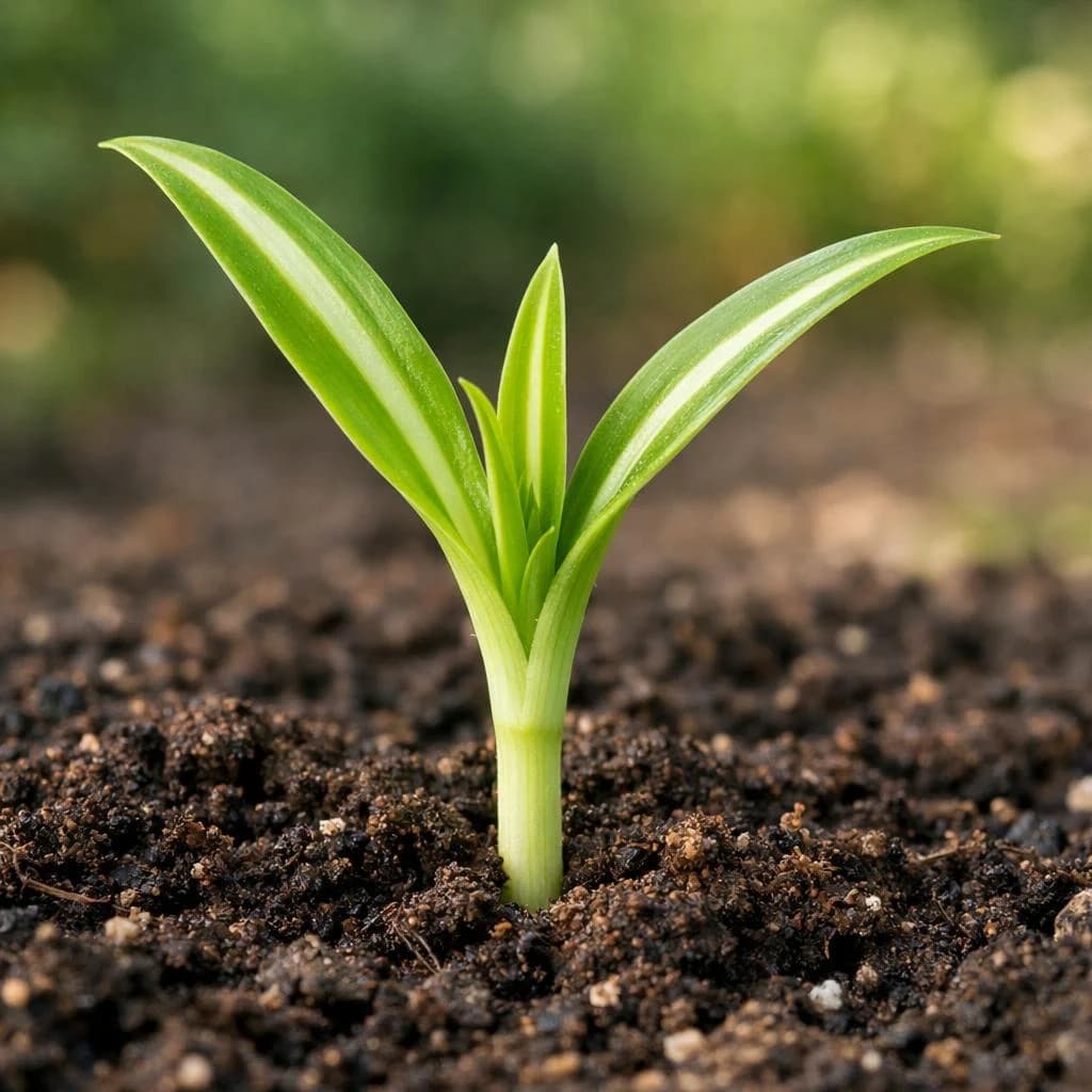 Spider Plant seedling